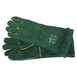 Pinnacle Green Lined Welding Gloves 8″ Premium Grade