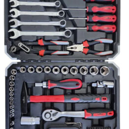 Pinnacle Toolbox kit with Plastic Case 75pc