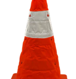 Pioneer FOLDAWAY TYPE TRAFFIC CONE WITH REFLECTIVE TAPE