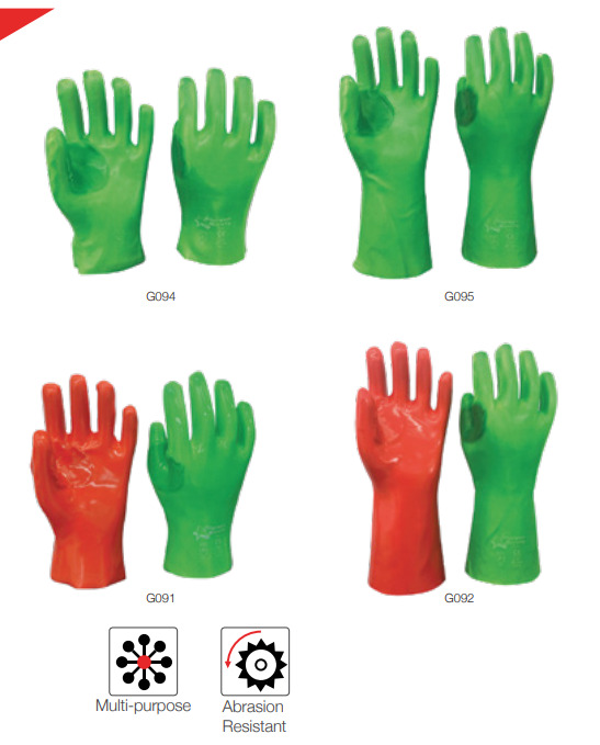 Pioneer Titan Hi-Viz PVC Gloves