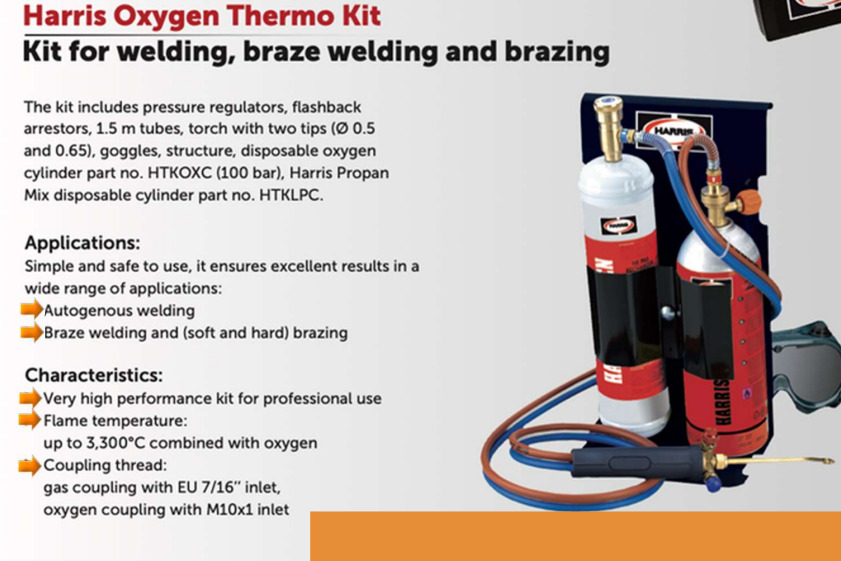 HARRIS COMPLETE OXY THERMO KIT specs