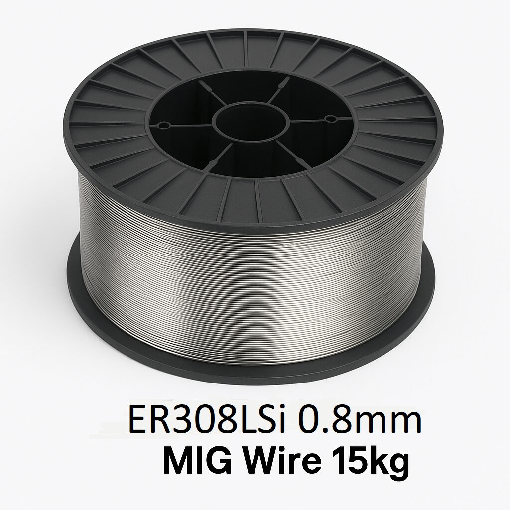 ER308LSi 0.8mm stainless steel MIG welding wire spool 15kg – low-carbon high-performance wire