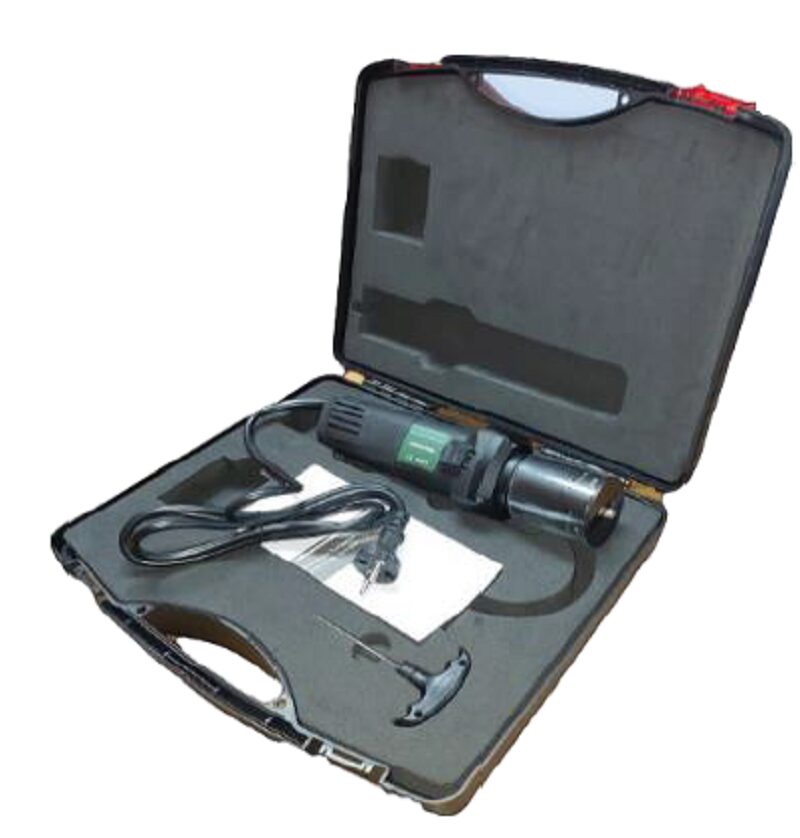 Handheld tungsten electrode grinder for TIG welding
