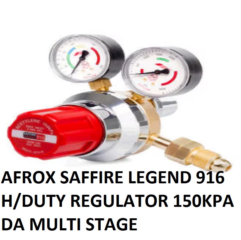 Afrox Saffire Legend 916 Heavy Duty Regulator 150kPa Dual Stage