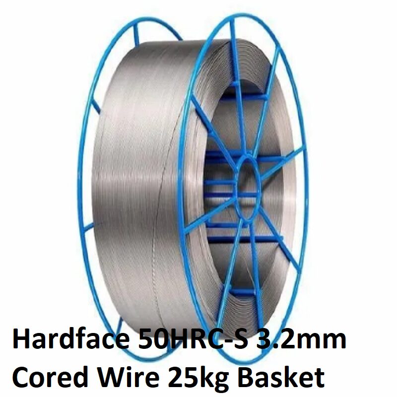 50HRC-S Cored Wire – 3.2mm 25kg Basket for Abrasion and Impact Resistant Hardfacing