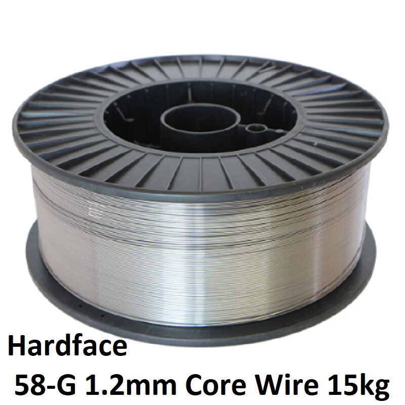 Hardface 58-G 1.2mm Core Wire – 15kg Spool for Impact and Abrasion Resistant Welding