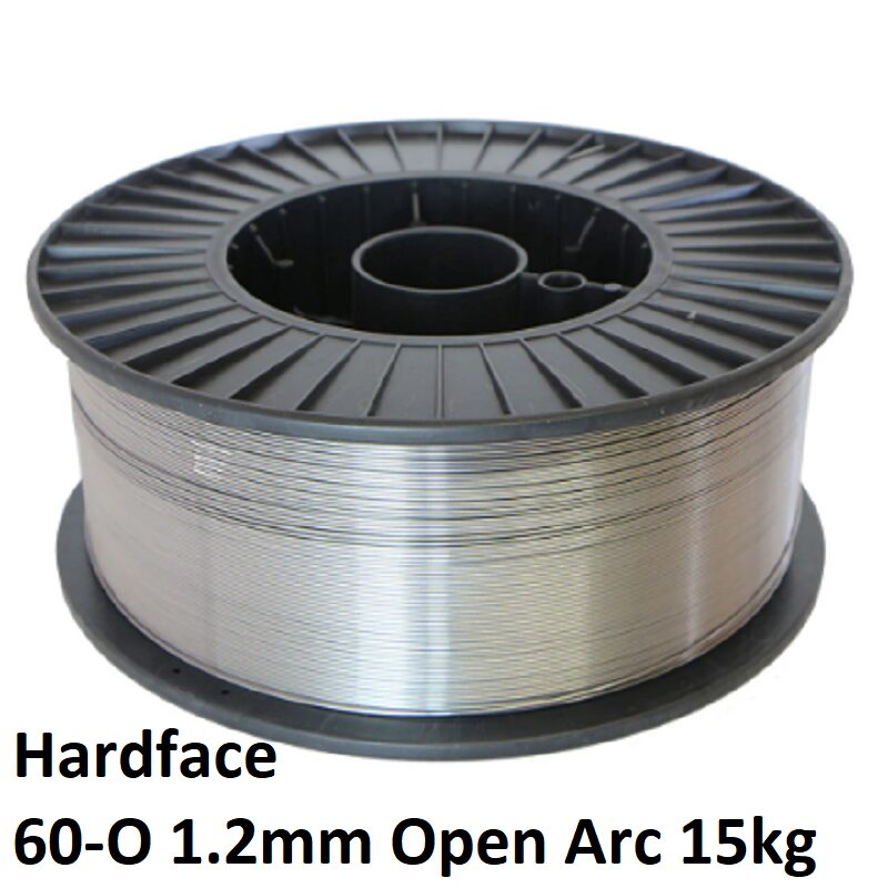 Hardface 60-O 1.2mm Open Arc Wire – 15kg Spool for Abrasion and Impact Resistant Welding