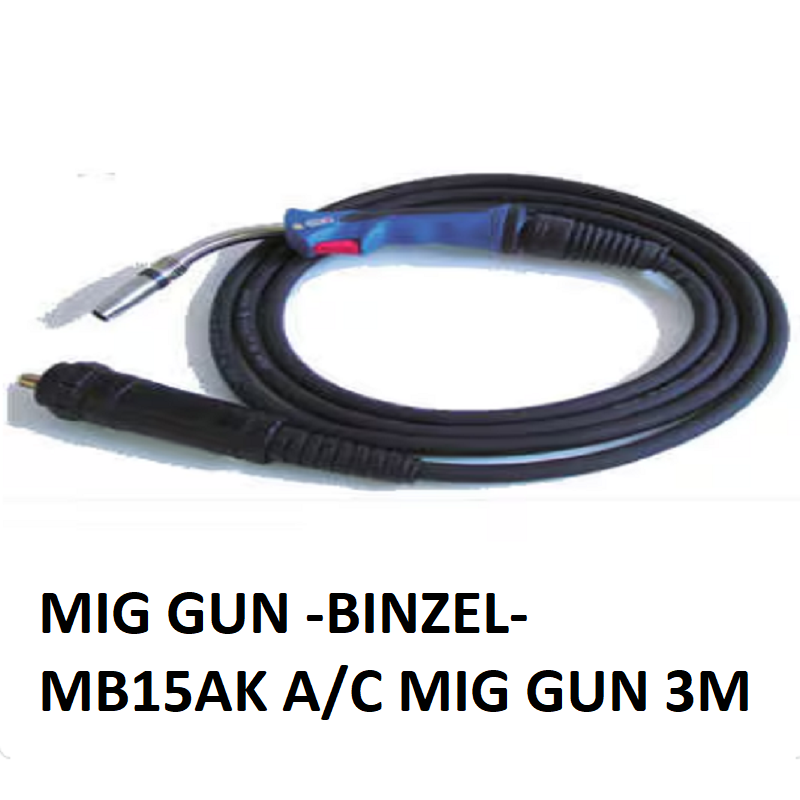 MB15AK MIG Gun 3M Binzel Air-Cooled Welding Torch