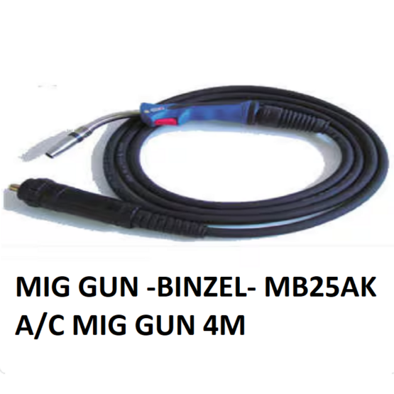 MB25AK MIG Gun 4M Binzel Air-Cooled Welding Torch