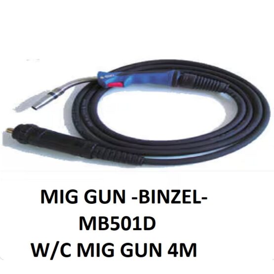 Binzel MB501D MIG Gun 4M Water-Cooled Torch