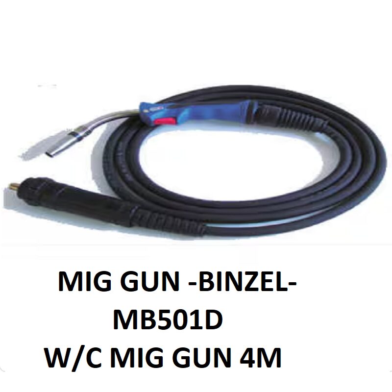 Binzel MB501D MIG Gun 4M Water-Cooled Torch