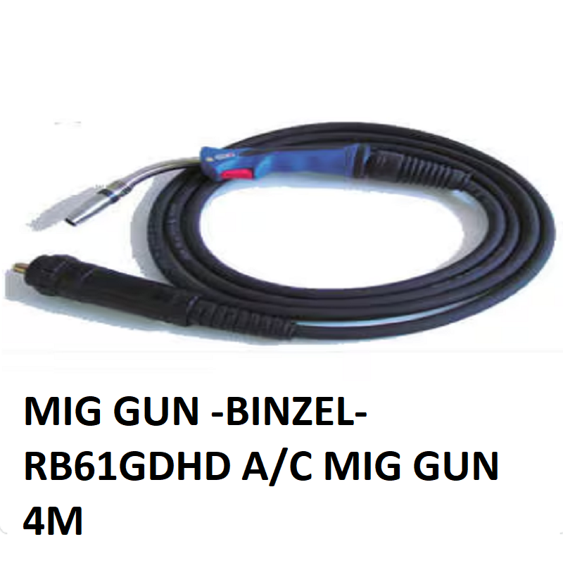 RB61GDHD MIG Gun 4M Binzel Air-Cooled Torch