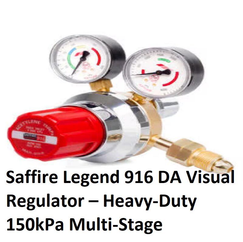 Saffire Legend 916 DA Visual Regulator – Heavy-Duty 150kPa Multi-Stage