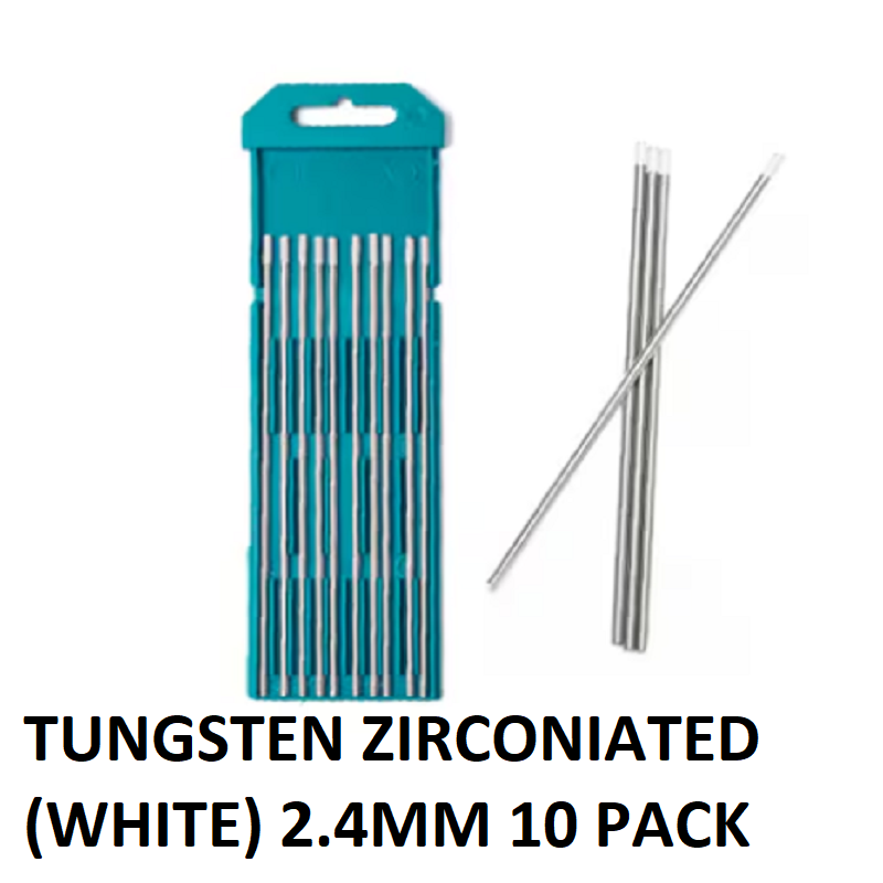 AFROX Zirconiated Tungsten 4.0mm White Tip TIG Electrodes – 10 Pack